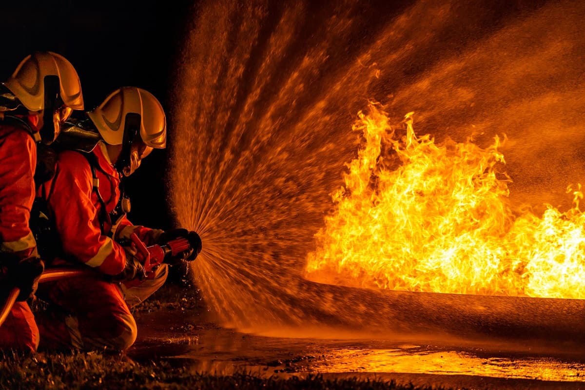Protecting firefighters and workers in high-risk environments